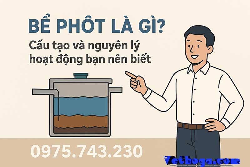 Bể phốt là gì? Khái niệm cơ bản và vai trò trong gia đình