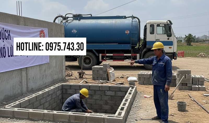 Hướng dẫn xây bể phốt chuẩn: Tránh tắc nghẽn, bền lâu