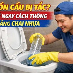 Bồn Cầu Bị Tắc? Thử Ngay Cách Thông Bằng Chai Nhựa